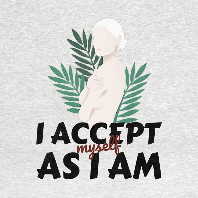 accept myself by asian tee